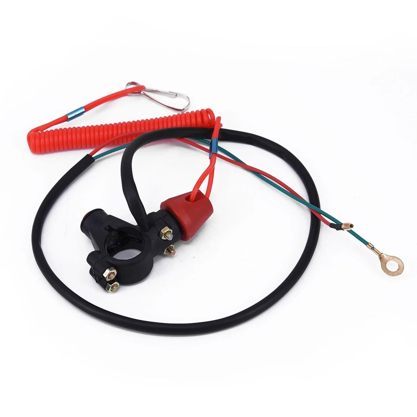Switch Tether Line 7/8" Handlebar Engine Cut Lanyard 50cc for Motorcycle