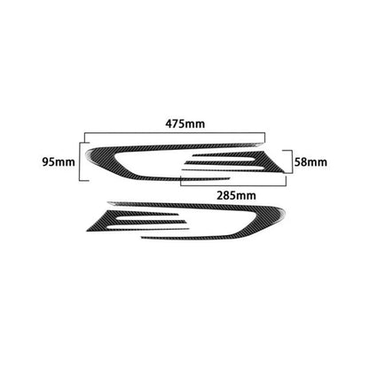Carbon Fiber Leaf Board Panel Cover Trim for Toyota 86 Subaru BRZ (2016-2020)