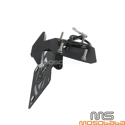 Rear License Plate Fender Eliminator w/ LED Turn Signal for 390 (2024-2025)