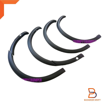 3" Slim Matte Black Fender Flares for Ford Ranger Pickup (2018-2022)