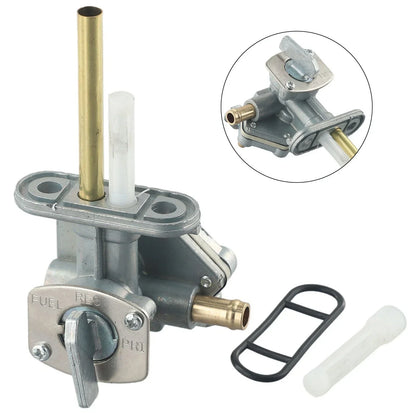 Fuel Petcock / Gas Tank / Aluminum Alloy Rubber Switch for Kawasaki EN500