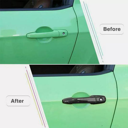 Black Door Handle Cover Trim for 2009-2014 Ford Mustang ()