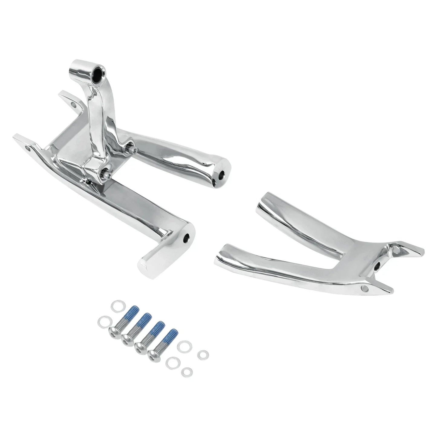 Chrome Rider Floorboard Footboards Bracket for Harley Softail Deluxe (2018-25)