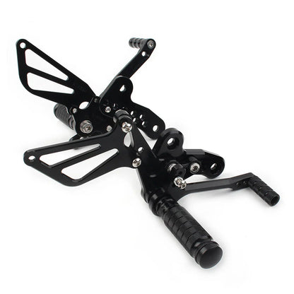 Rearset Foot Pegs for Suzuki Hayabusa GSX1300R (1999-2008) Black