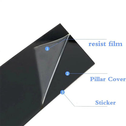 6 x Pillar Post Door Window Trim Covers for Subaru Forester (2019-2023)