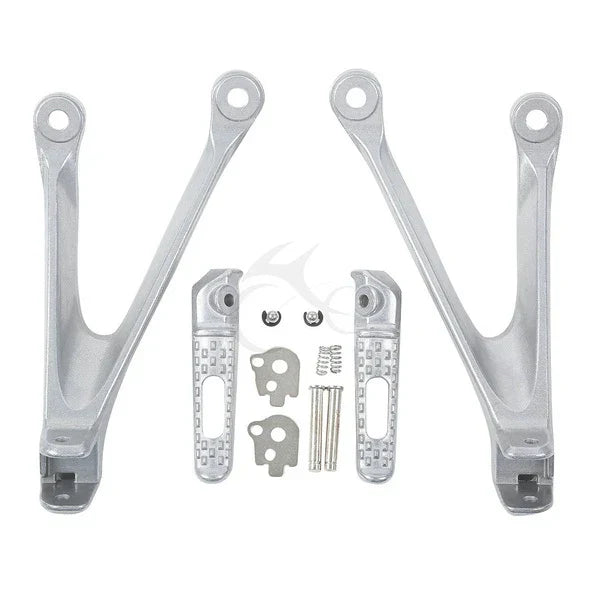 Rear Passenger Footrests Footpegs Peg Brackets for Honda CBR1000RR (2008-2016)