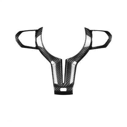 Carbon Fiber Steering Wheel Cover for BMW M2 M3 M5 M6 F87 F80 F82 (2016-2023)