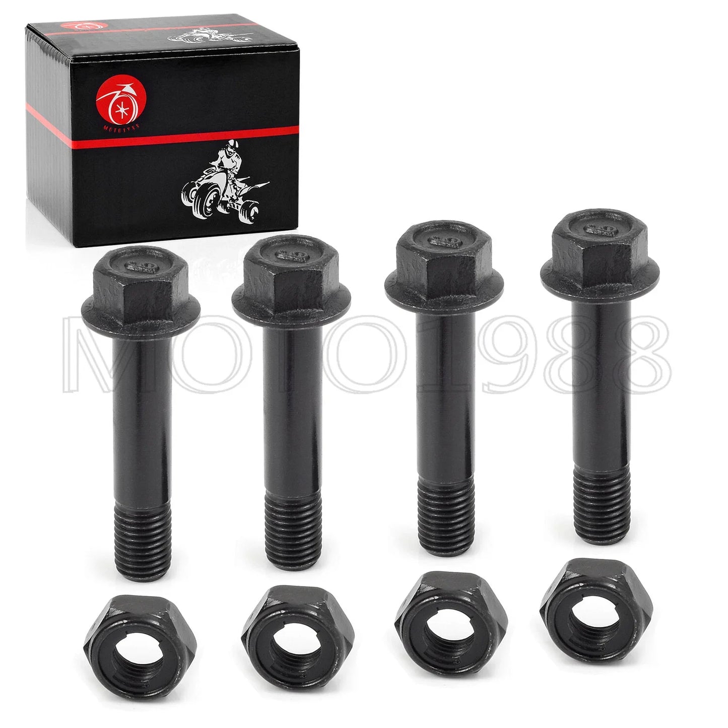 4X Shock Bolt & Lock Nut for YAMAHA Banshee Warrior Wolverine 350 (1987–2006)