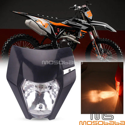 Universal Headlight Fog Light for Dual Sport Motorcycles & Dirt Bikes
