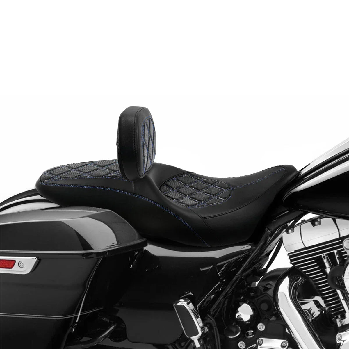 Driver & Passenger Seat Pad for Harley Electra Road King Glide (2009-2023)