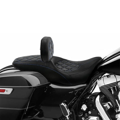 Driver & Passenger Seat Pad for Harley Electra Road King Glide (2009-2023)