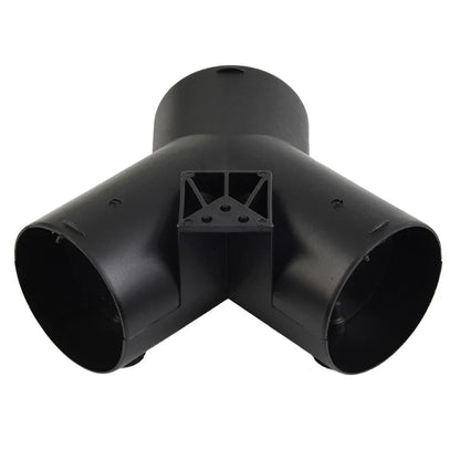 75mm Pipe-Ducting Y Piece + Vent + Hose Clip for Diesel Heater