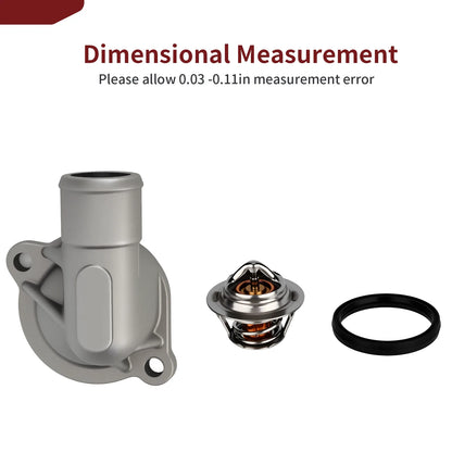 2 x Thermostat Cover and Thermostat for Polaris Sportsman XP 850 (2009–2014)
