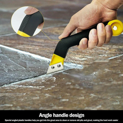 Grout Remover Angled With Blades for Tile Cleaning Saw