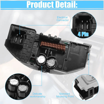 HVAC Heater Blower Motor Resistor for Porsche Cayenne (2011-2018)