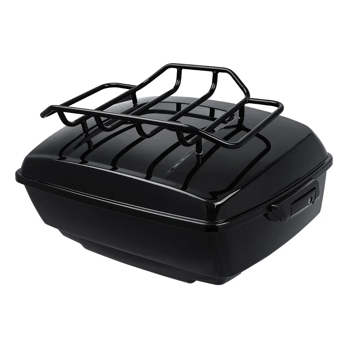 King Trunk Luggage Rack Mount for Harley Touring Black (2014-2025)