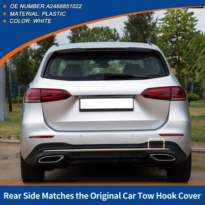 Rear Tow Hook Cover for Mercedes-Benz B-Class (2012-2019) - White