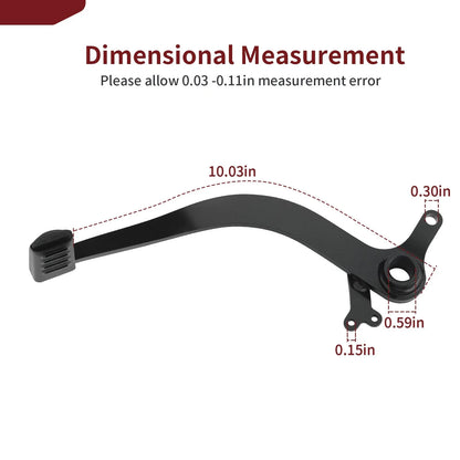 Rear Brake Pedal for Honda Grom Iron Black (2014–2018)