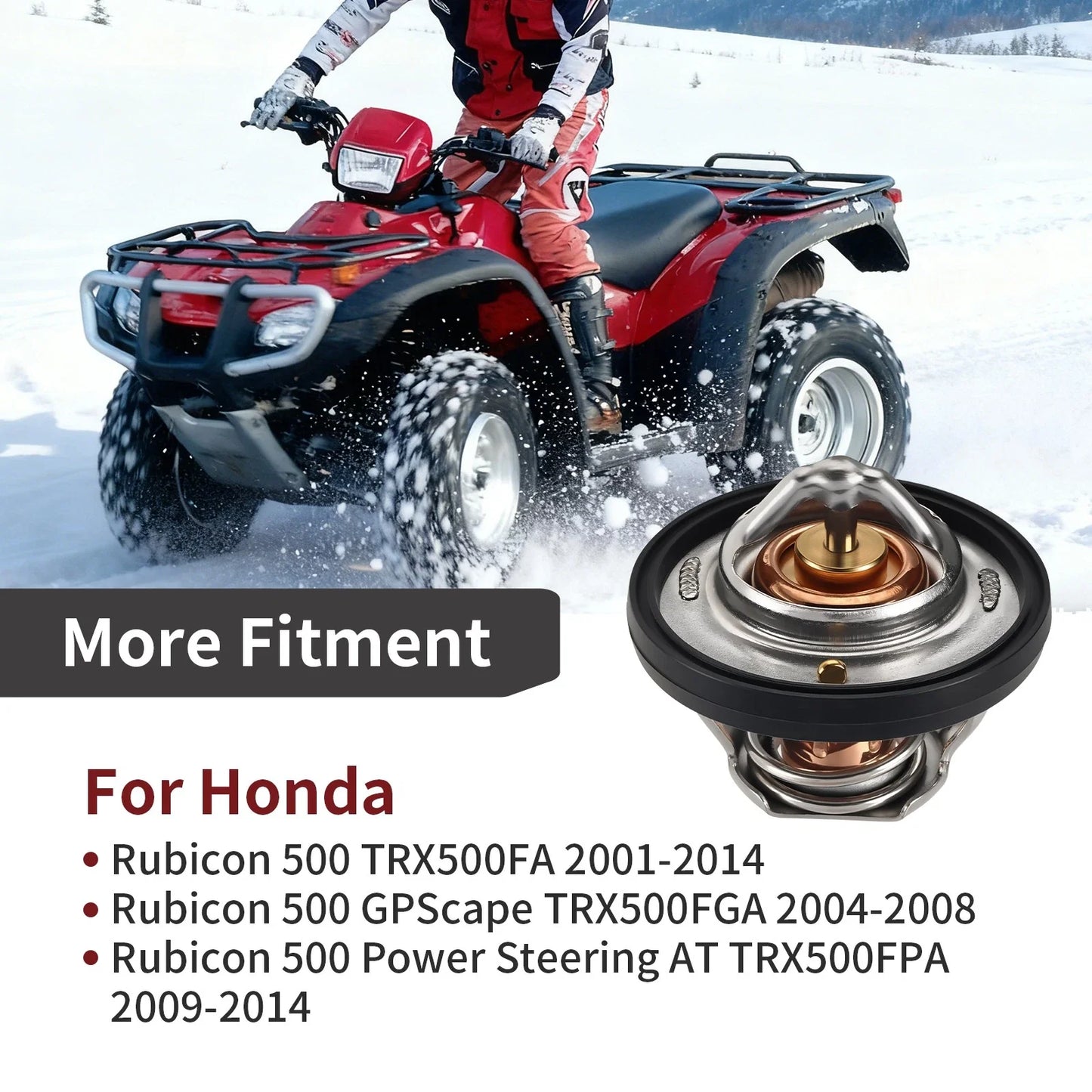 Thermostat & O-Ring for Honda TRX500FA Foreman Rubicon