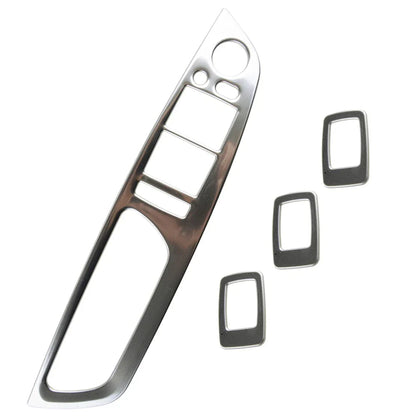 Stainless Steel Window Switch Cover Trim for BMW X5 E70, X6 E71 (2007-2014)