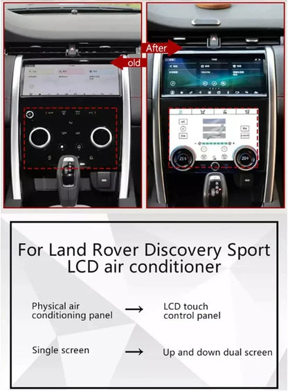 9" AC Climate Touch Control Screen for 2020-2022 Land Rover Discovery Sport
