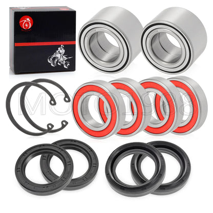 Front Rear Wheel Bearing Seals for Yamaha Big Bear 400 (2007–2012)