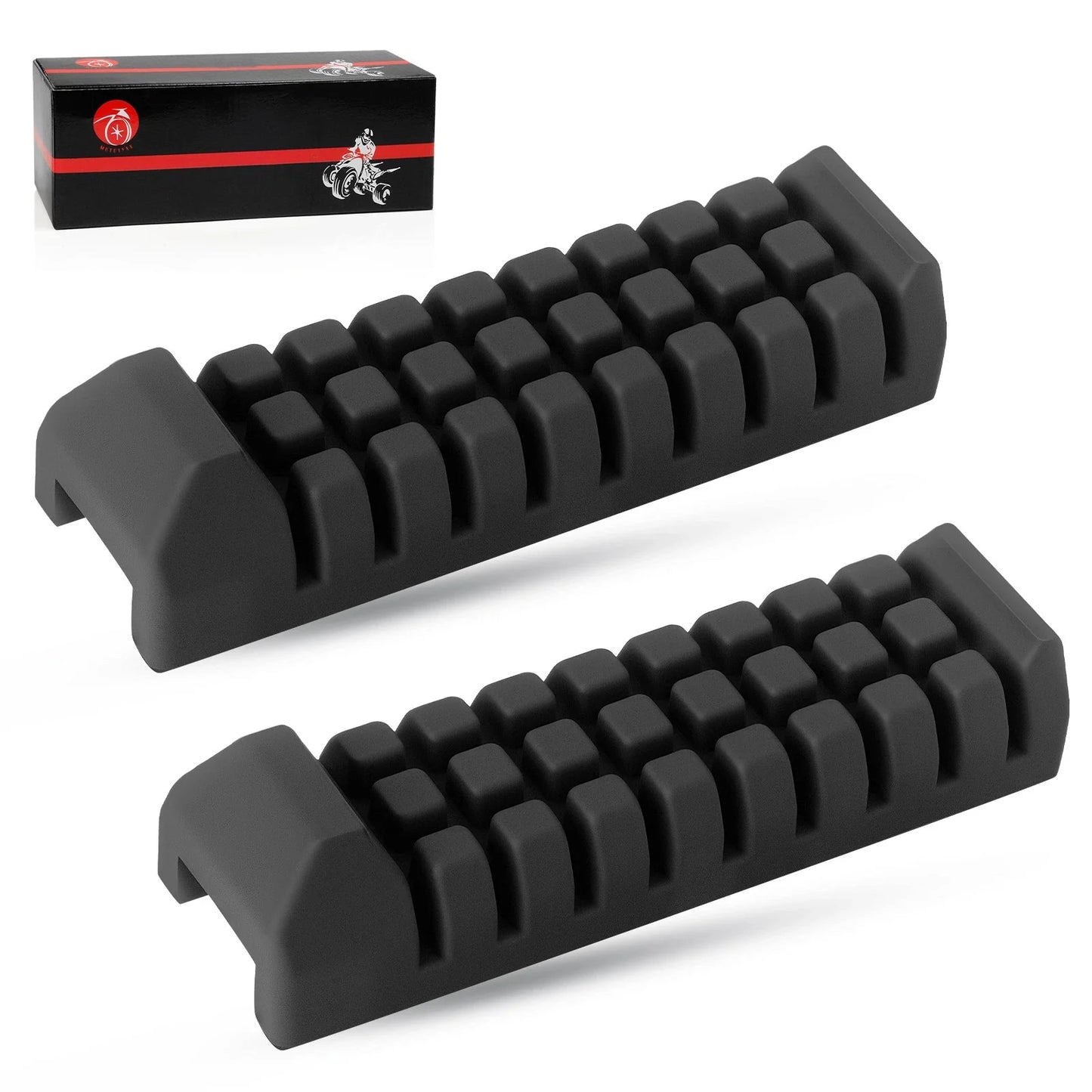 2x Foot Peg Rest Rubber for Suzuki QuadSport 80 LT80 LT80S (1987-2006)