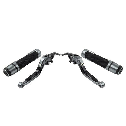 Extendable Brake Clutch Levers & Handlebar Grips for Suzuki GSXR750
