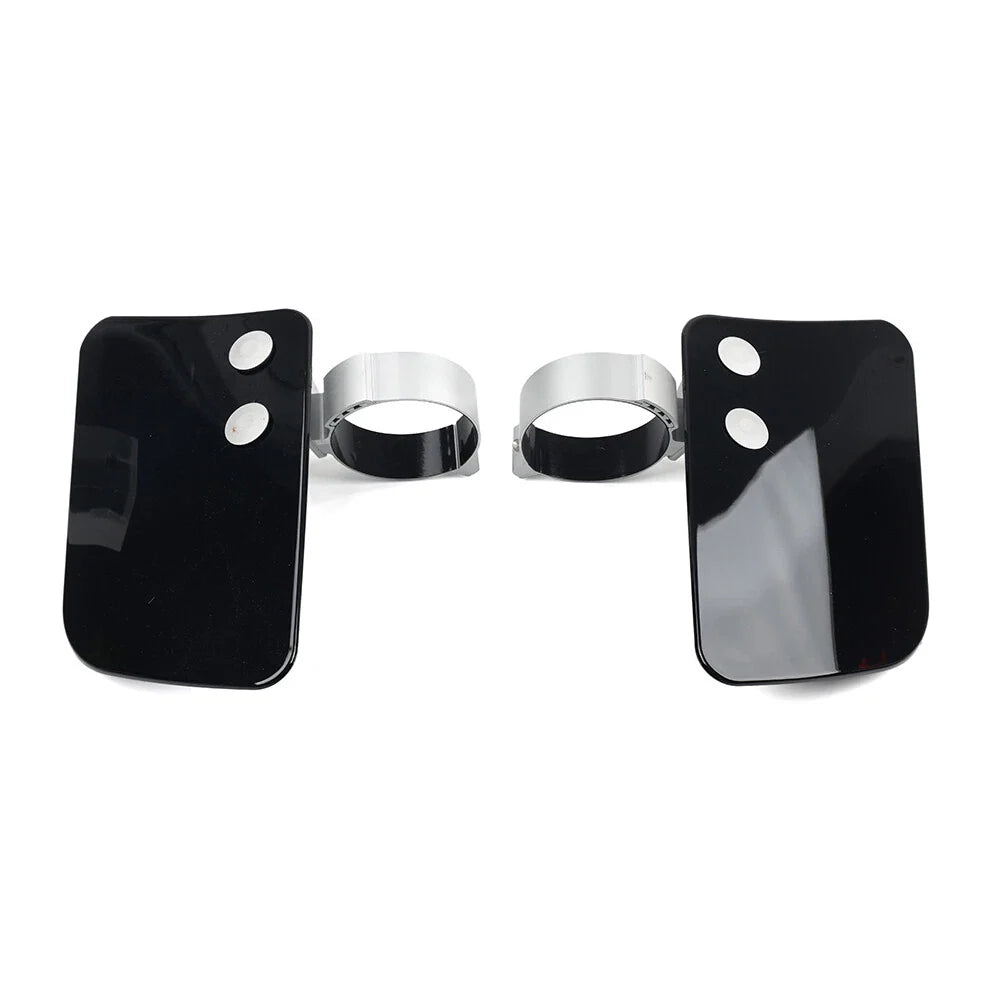 Black Motorcycle Front Wind Fork Air Deflector for Honda, Kawasaki, Yamaha