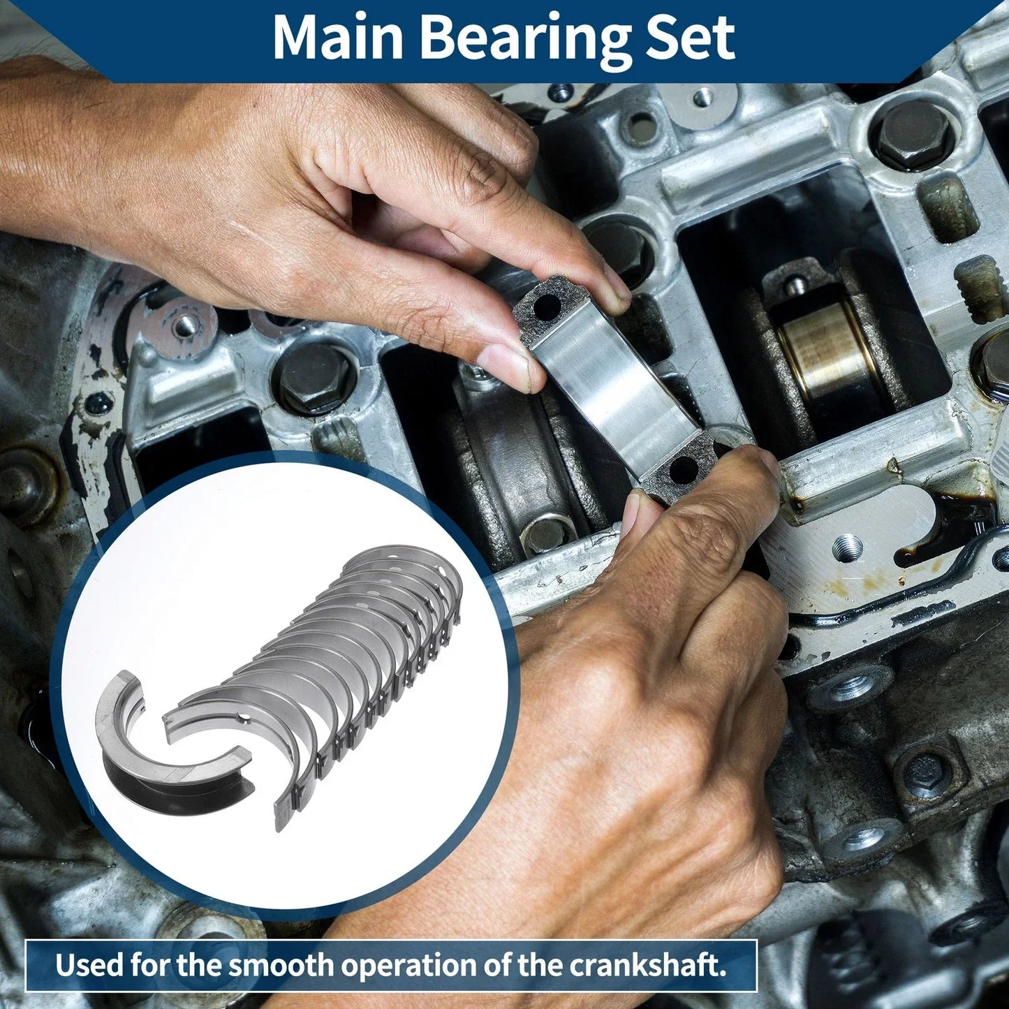 Main Bearing Set for BMW X6 (2008 - 2018)