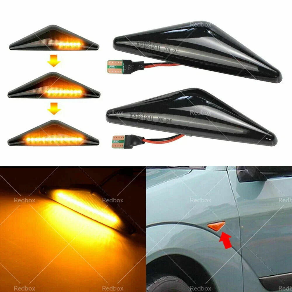 Side Indicator LED Flasher Lights for Ford Falcon XT XR6 XR8 FG (08-14)