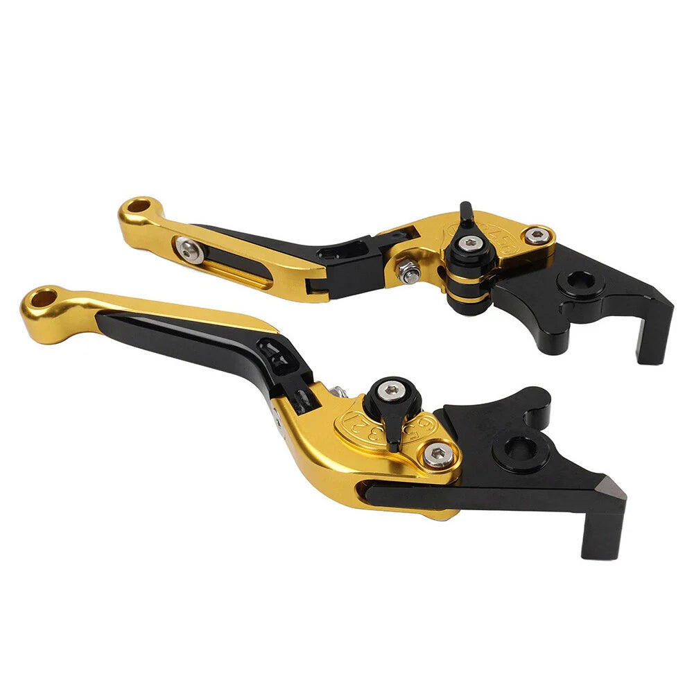 CNC Extendable Brake Clutch Levers for Honda VFR1200F (2010-2014) Gold
