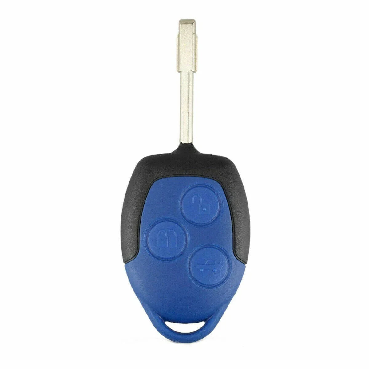 Key-Fob Case 3-Button BLUE Remote Cover for Ford Transit-MK7 (2006–2014)