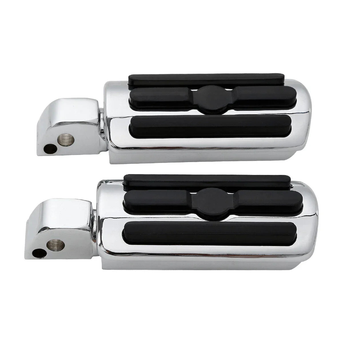 Chrome Rear Foot Pegs for Harley FXFB Fat Bob 2018-2025 ()