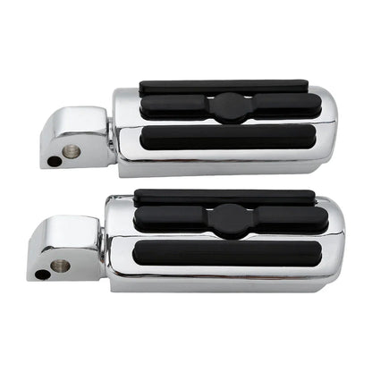 Chrome Rear Foot Pegs for Harley FXFB Fat Bob 2018-2025 ()