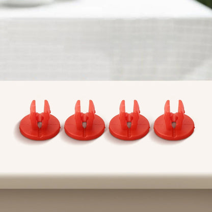 Shield Nut Set Nylon Parts Plastic Red Screw Under-Body