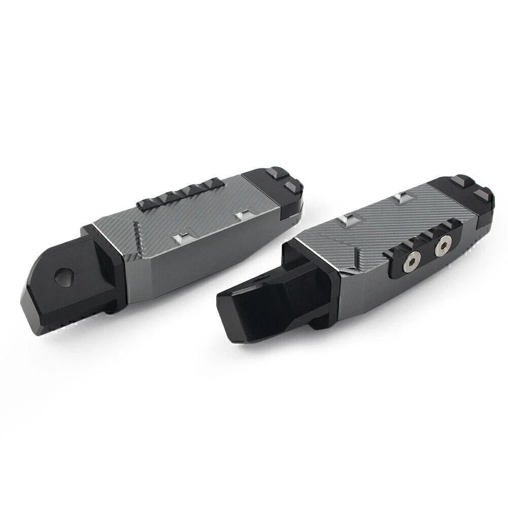CNC Rear Passenger Footrests Pegs for Yamaha YZF R1 R6 R1M R1S (2015-2023)