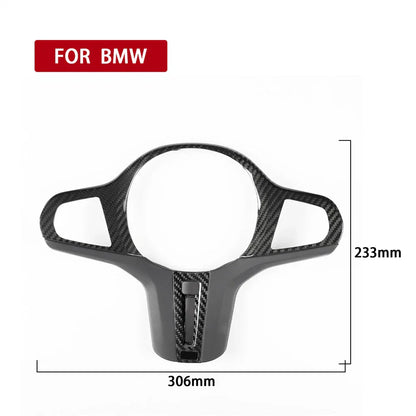 Real Carbon Fiber Steering Wheel Cover for BMW M2 M3 M4 G82 G83 (2023)