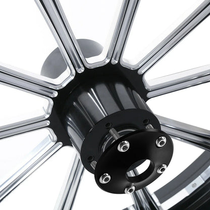 Dual Disc Front Wheel Hub Cap Cover for Harley Touring Glide (2008-2024)