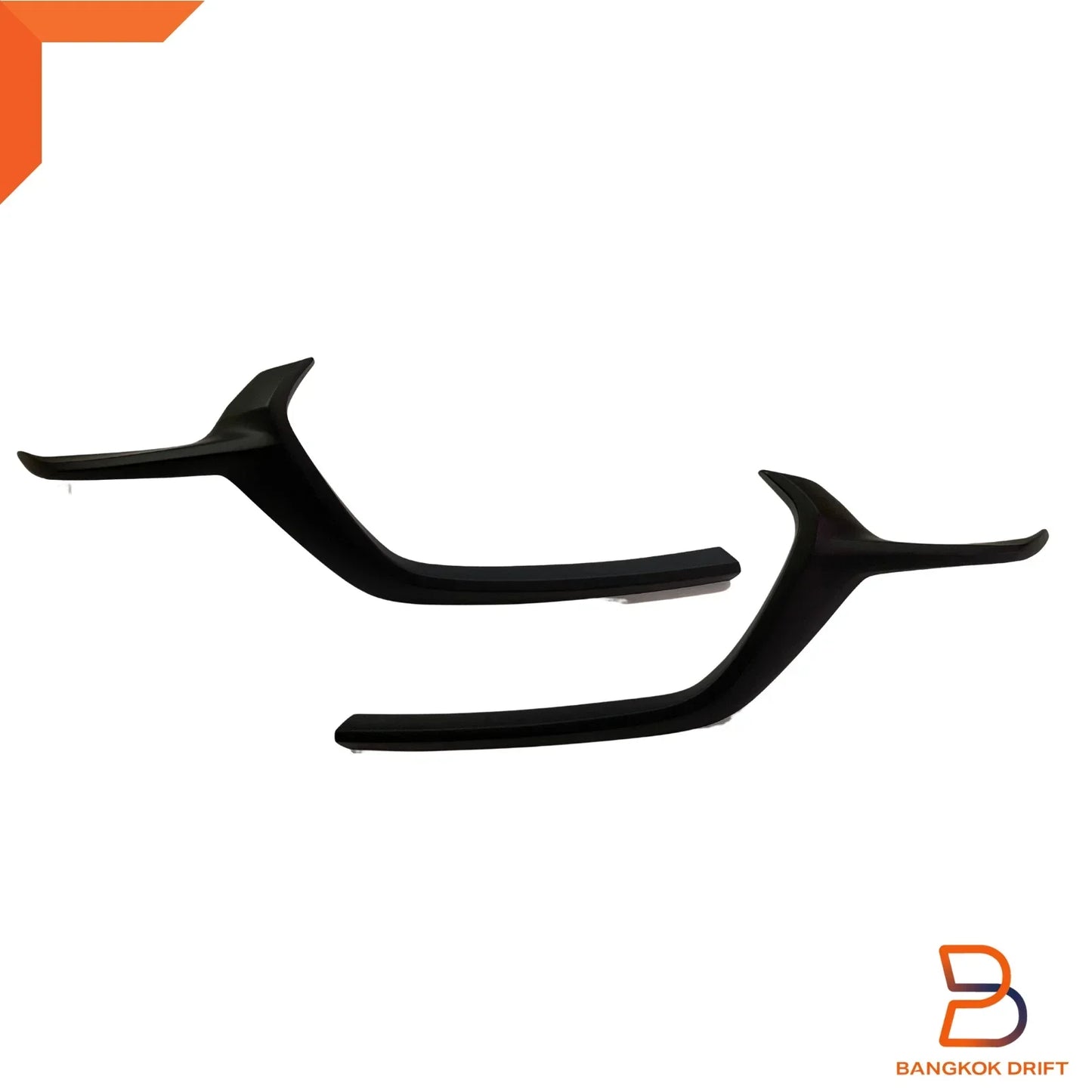 Matte Black Front Lower Grille Trim Cover for Mazda BT-50 (20-23)