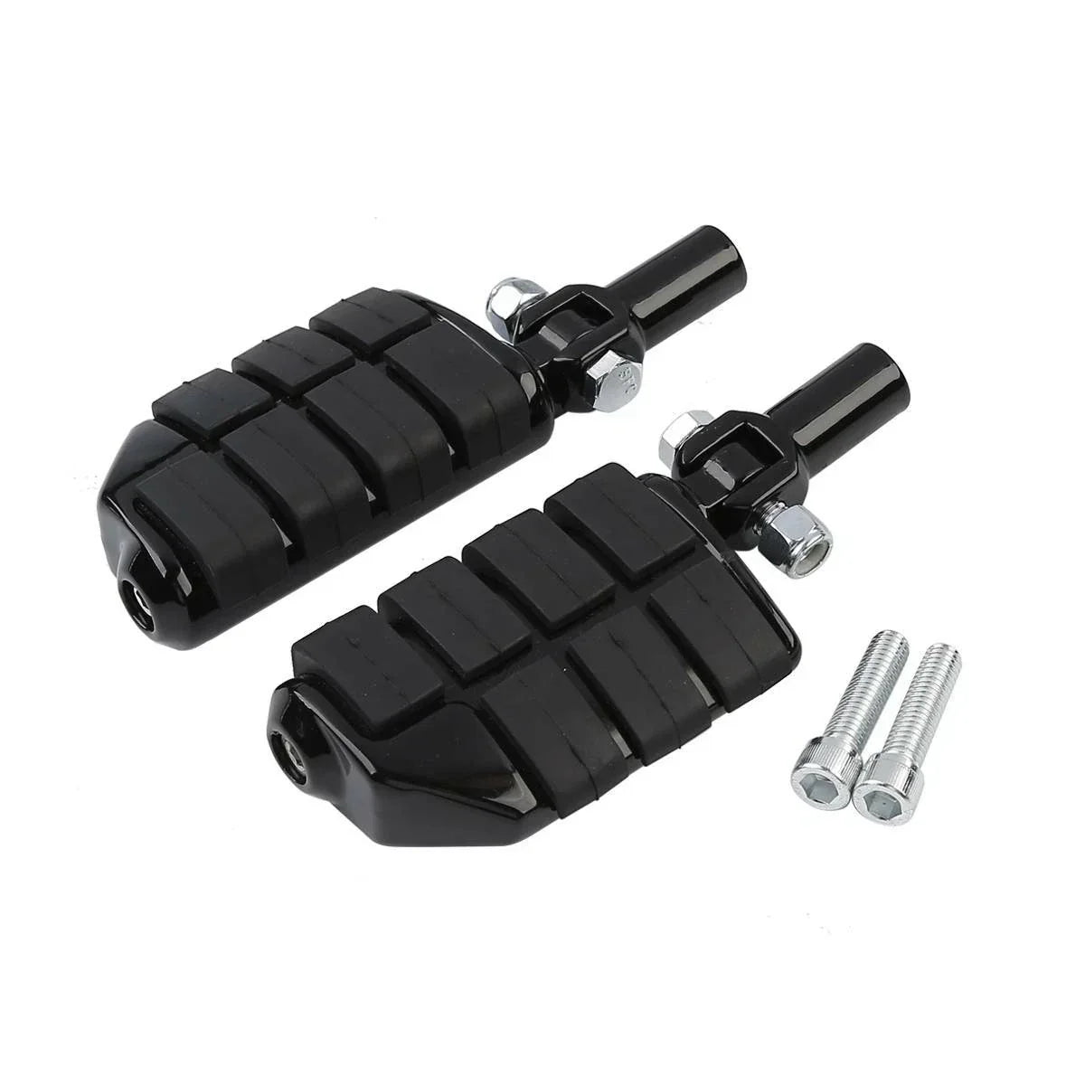 Black Passenger Footpeg Clevis Mount for Harley Heritage Softail (2000-2006)