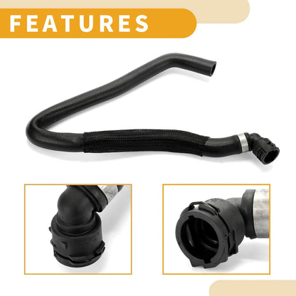 Car Engine Radiator Hose for BMW 128i (2008 - 2013) Rubber Black