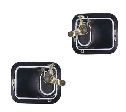 2 x Front LH+RH Chrome Outer Door Handle for Jeep Wrangler TJ (1996–2007)