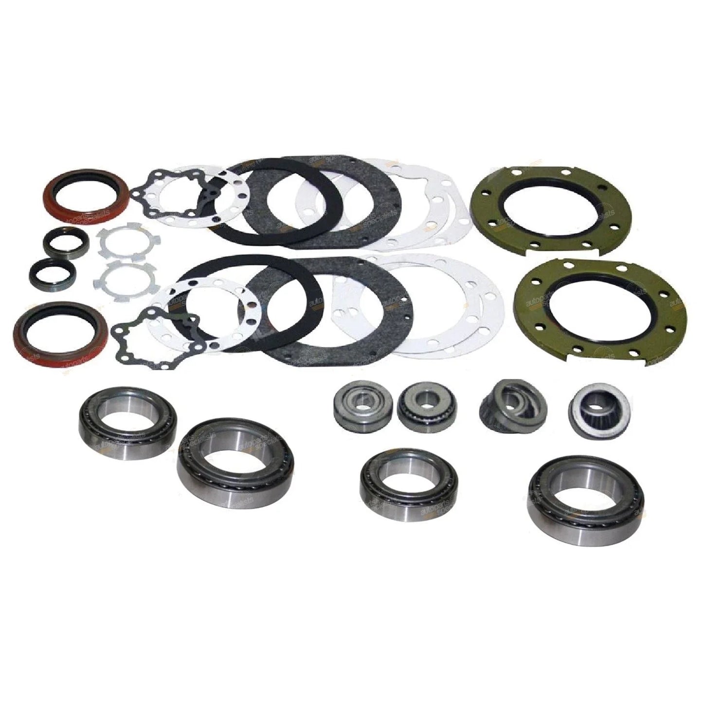 2 x Swivel Hub Oil Seal + Wheel Bearing Kit for Hilux 4x4 (1997–2005)