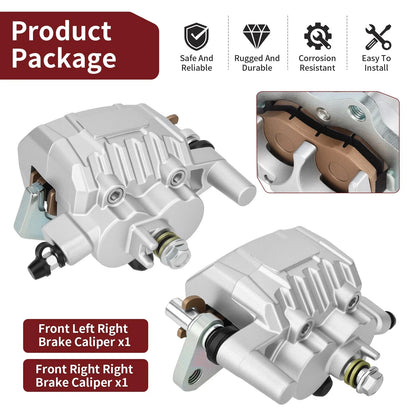 2 x Front Left & Right Brake Calipers for Kawasaki Mule PRO-MX (2019–2024)