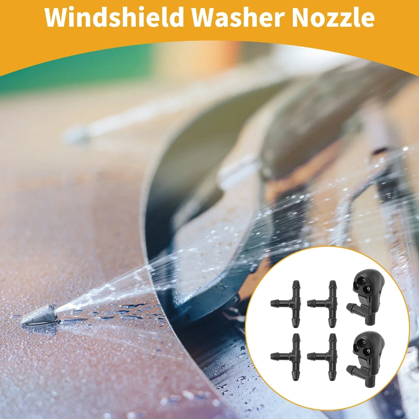 Windshield Washer Nozzle Kit for Chevrolet Cruze (2009-2014)