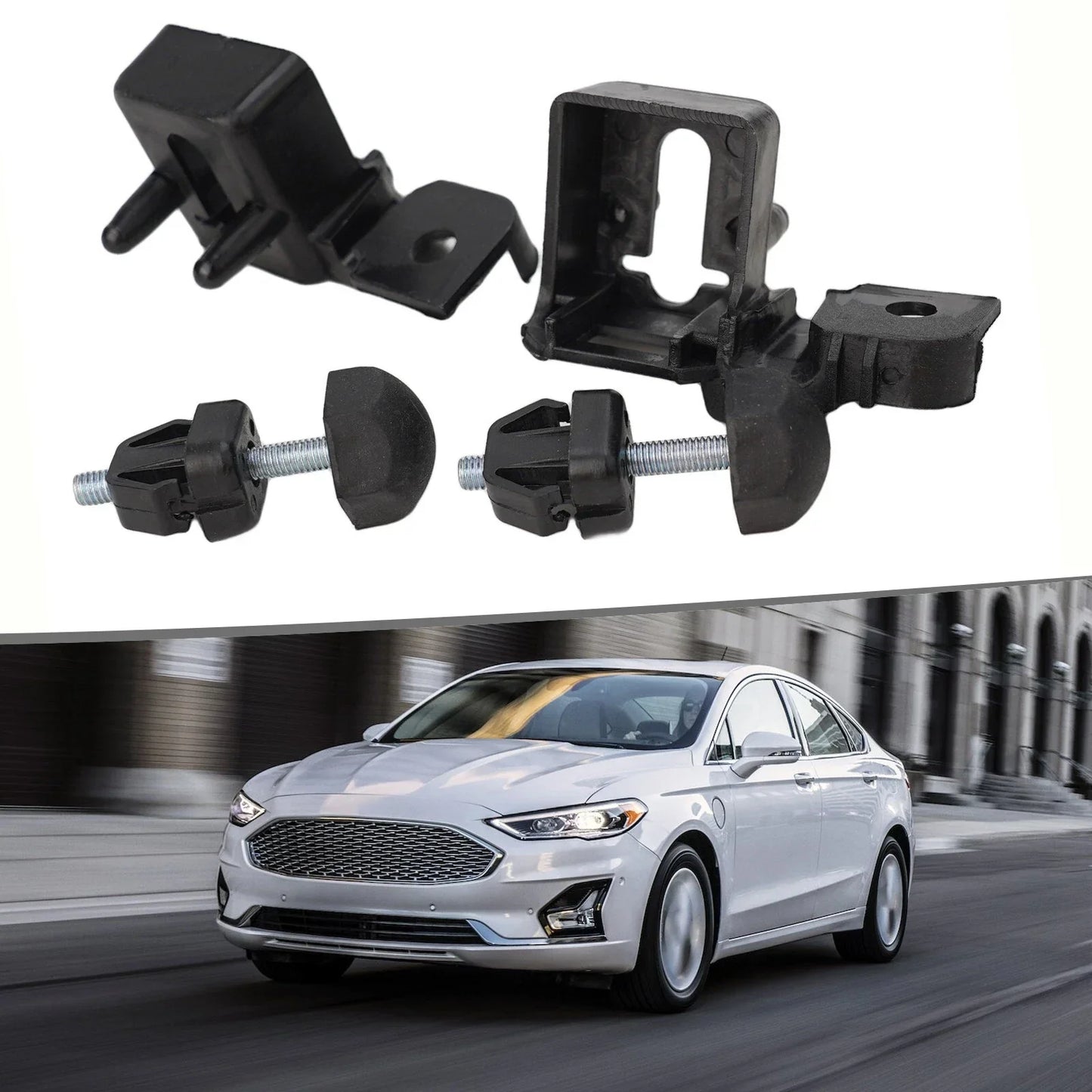 Black Headlamp Assembly Bracket for Ford Fusion (2017–2019)