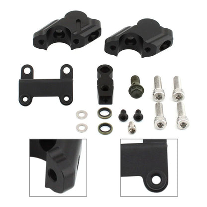 Handlebar Risers w/ Brake Hose Extension for Yamaha MT-07 (2014-2023)