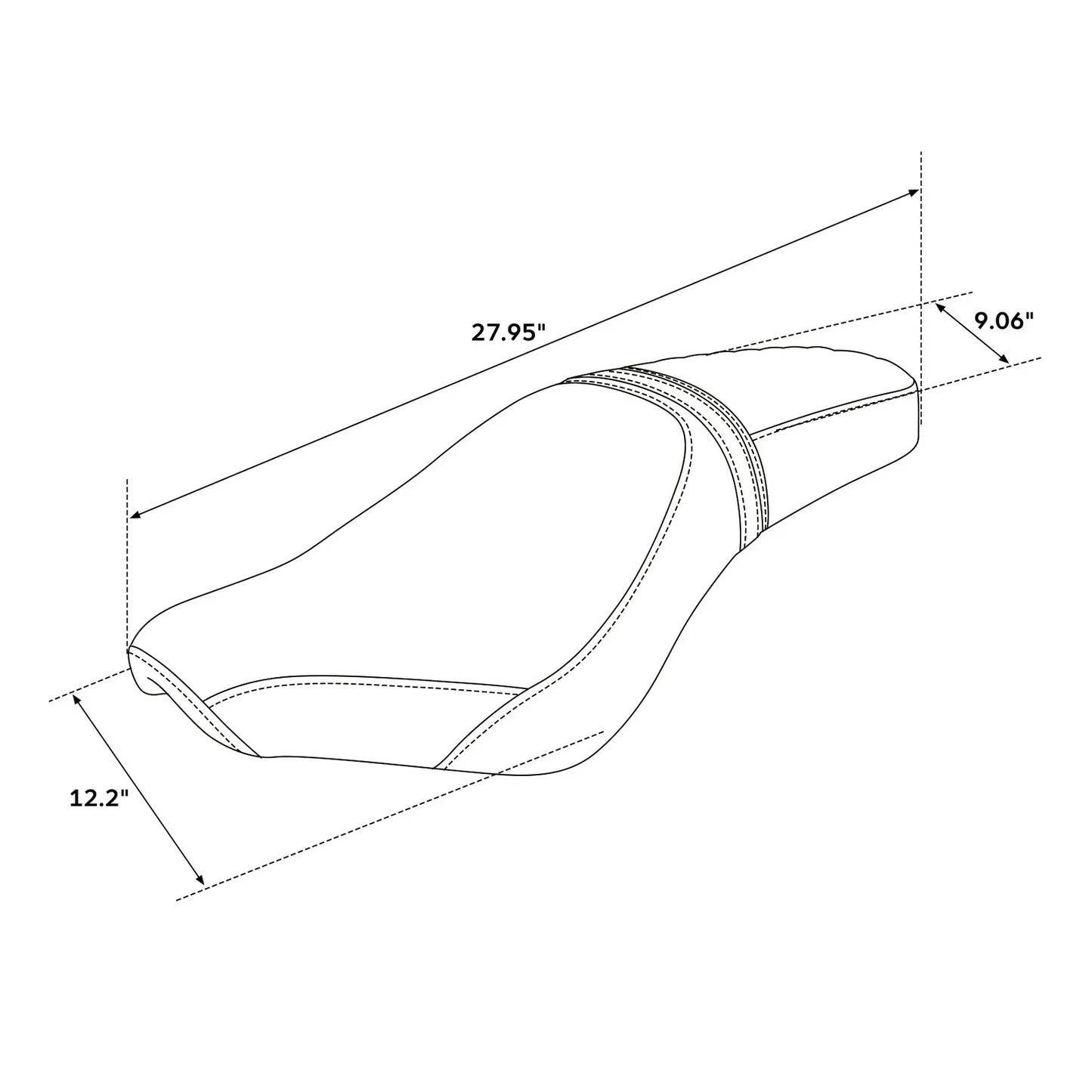 Rider & Passenger Seat for Honda Rebel 300 500 CMX300 (2017-2022)