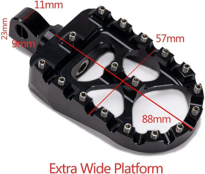 Foot Pegs for Harley Dyna, Fatboy, Sportster 883, Bobber, Chopper